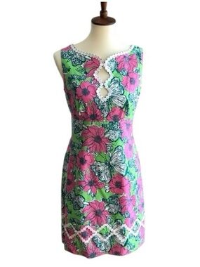 lilly pulitzer felizia silk dress Lilly Pulitzer Felizia 100% Silk Dress